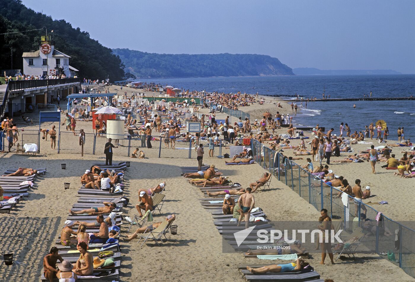 Svetlogorsk beach