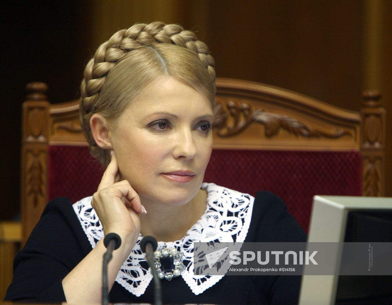 Yulia Timoshenko in parliament