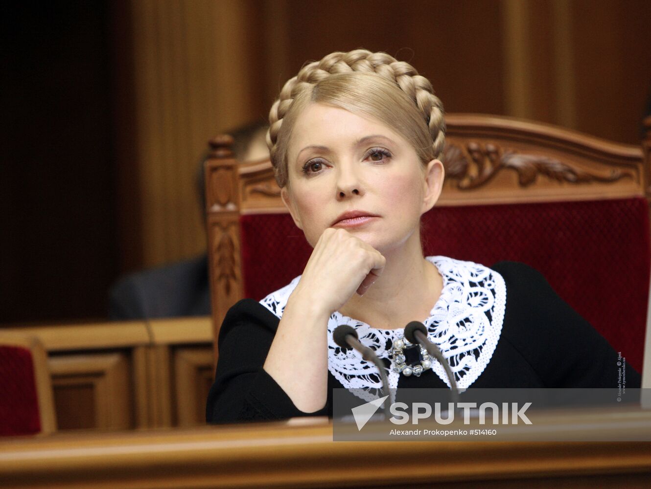 Yulia Timoshenko in parliament