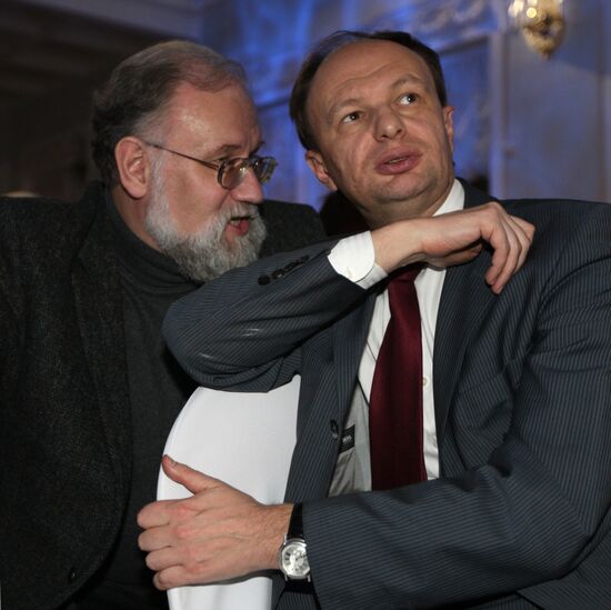 Vladimir Churov and Mikhail Seslavinsky