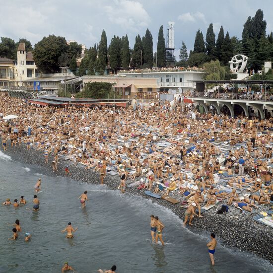 Beach in Sochi