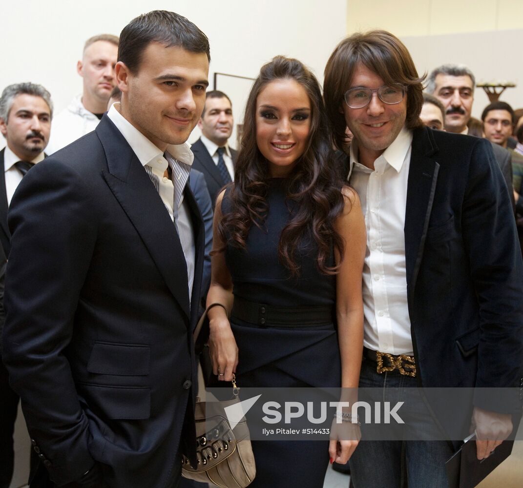 Emin Agalarov, Leila Aliyeva, Andrei Malakhov
