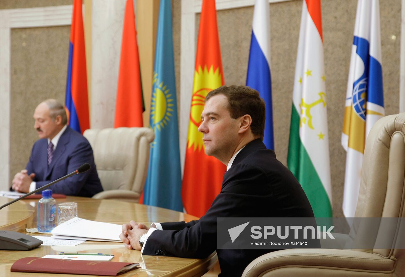 Russian President. Eurasian Economic Community. Meeting.