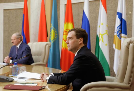Russian President. Eurasian Economic Community. Meeting.