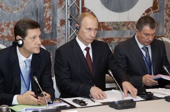 Premier Vladimir Putin visits Paris