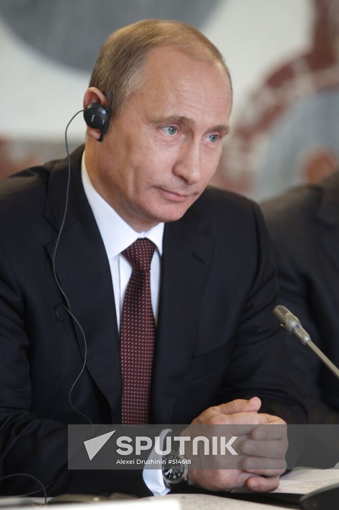 Prime Minister Vladimir Putin visits Paris