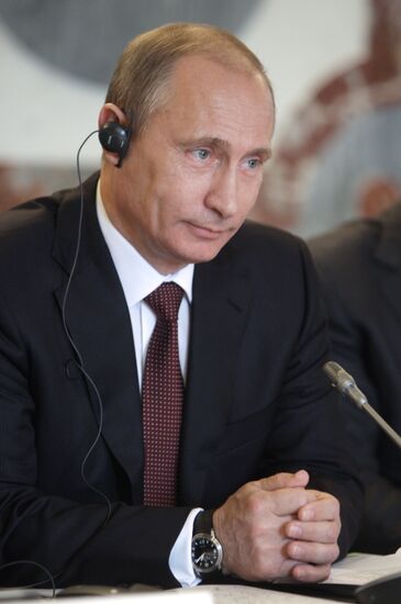 Prime Minister Vladimir Putin visits Paris