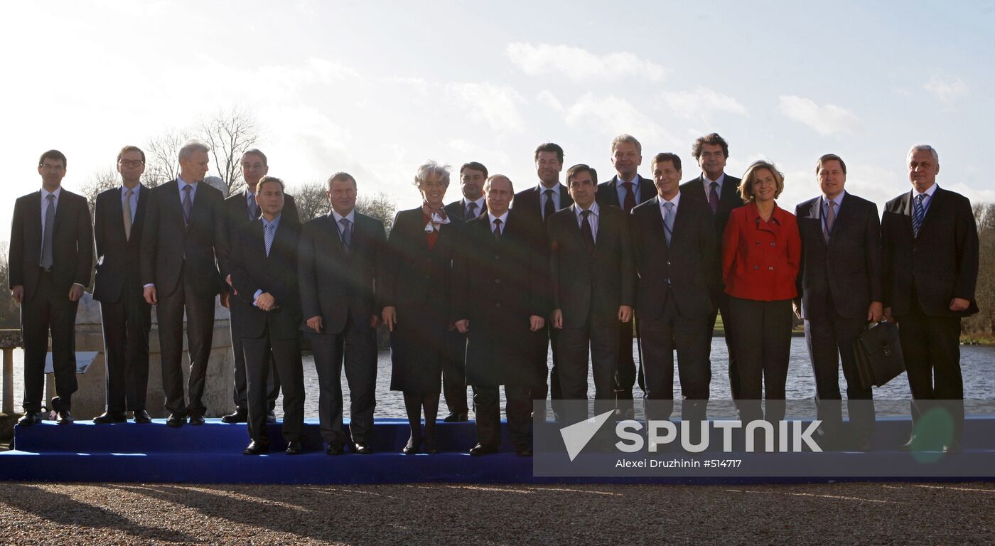 Prime Minister Vladimir Putin visits Paris