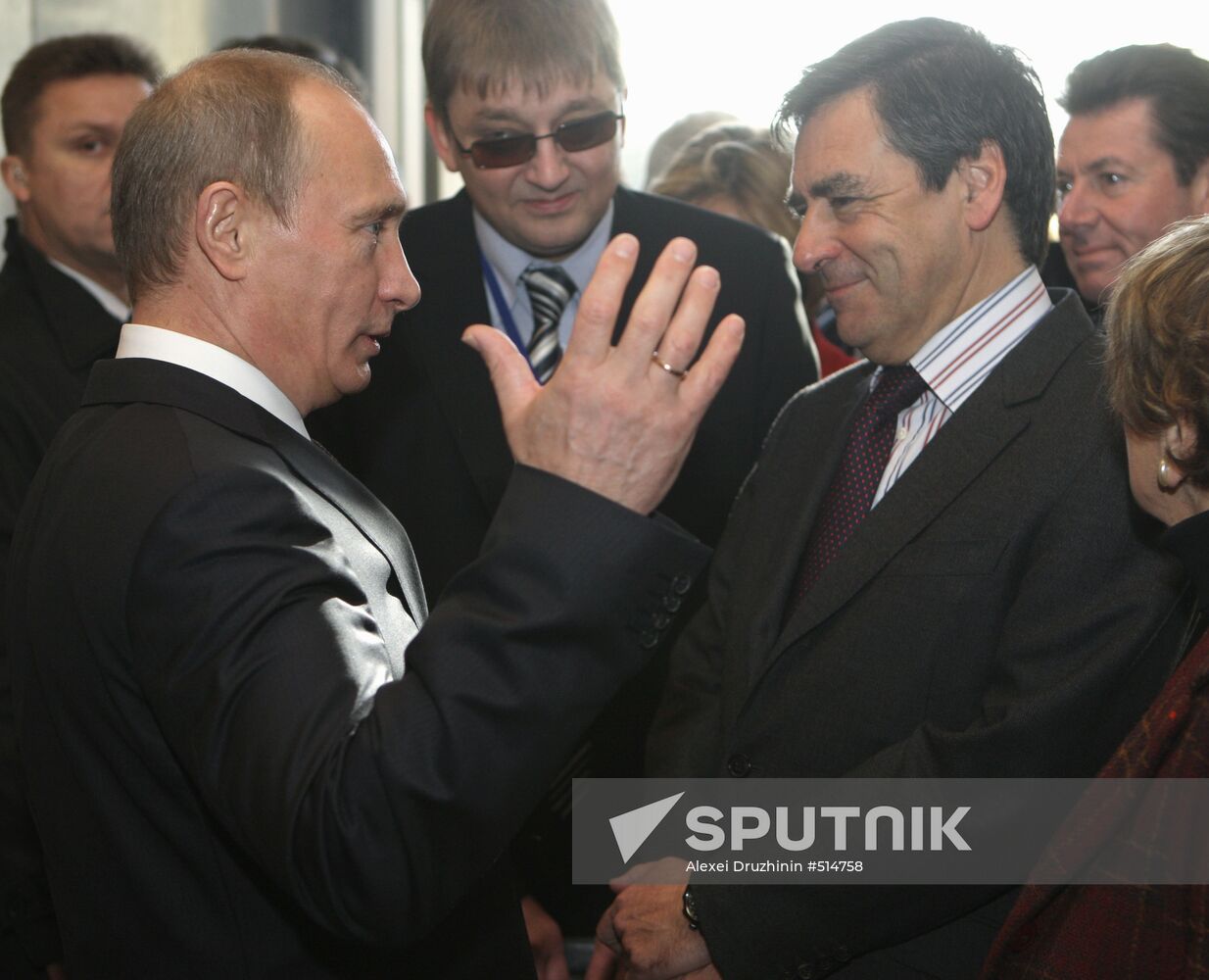 Prime Minister Vladimir Putin visits Paris