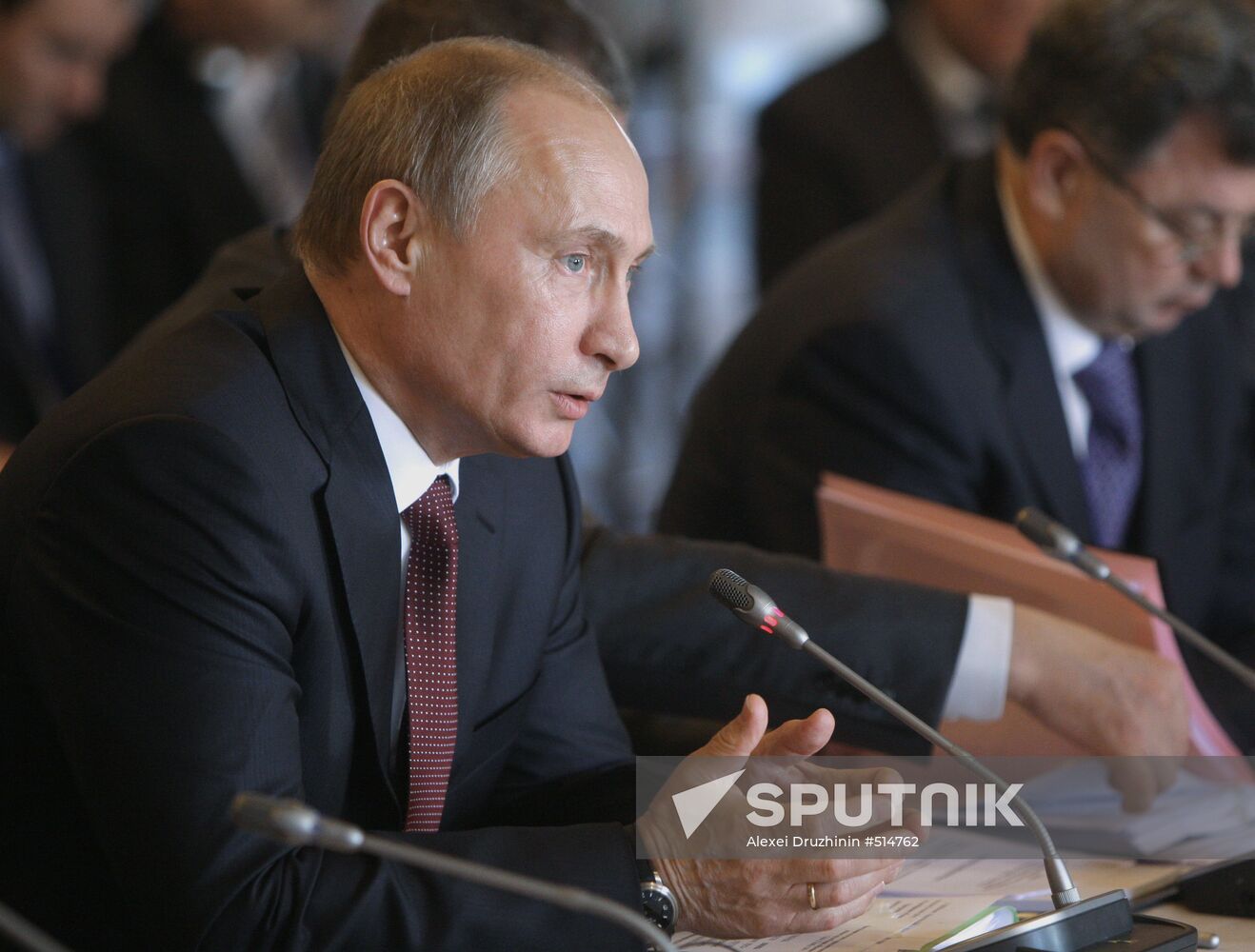 Prime Minister Vladimir Putin visits Paris