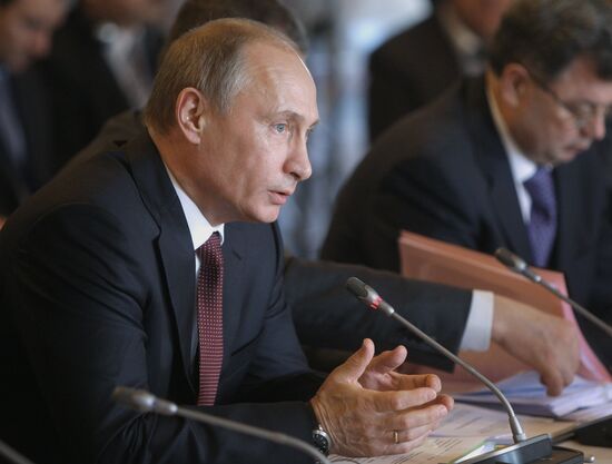 Prime Minister Vladimir Putin visits Paris
