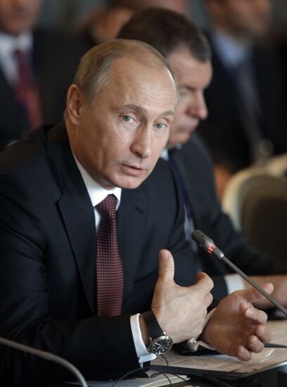 Prime Minister Vladimir Putin visits Paris