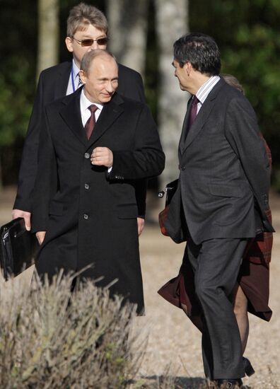 Prime Minister Vladimir Putin visits Paris