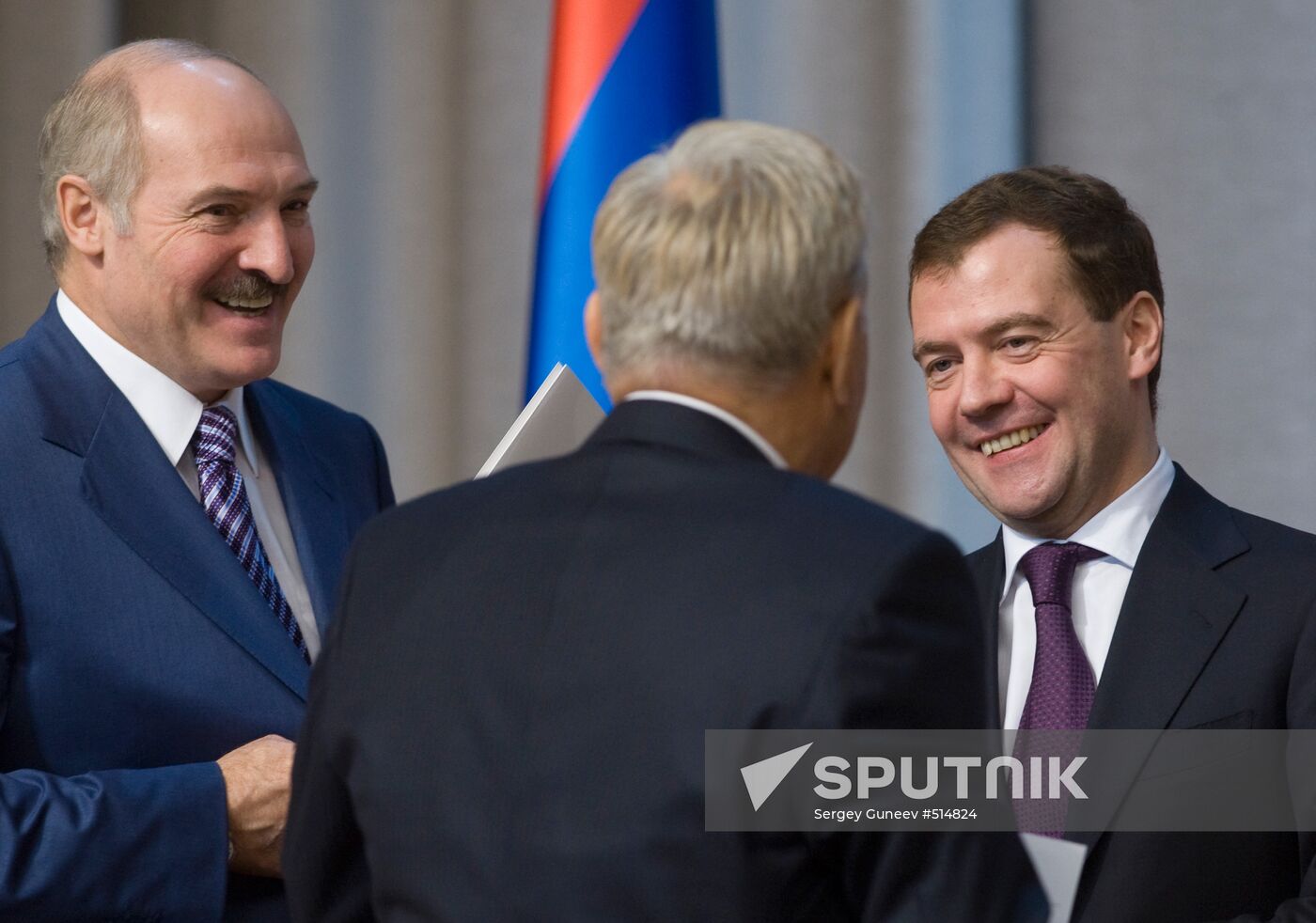 Press-conference of EAEC heads of state