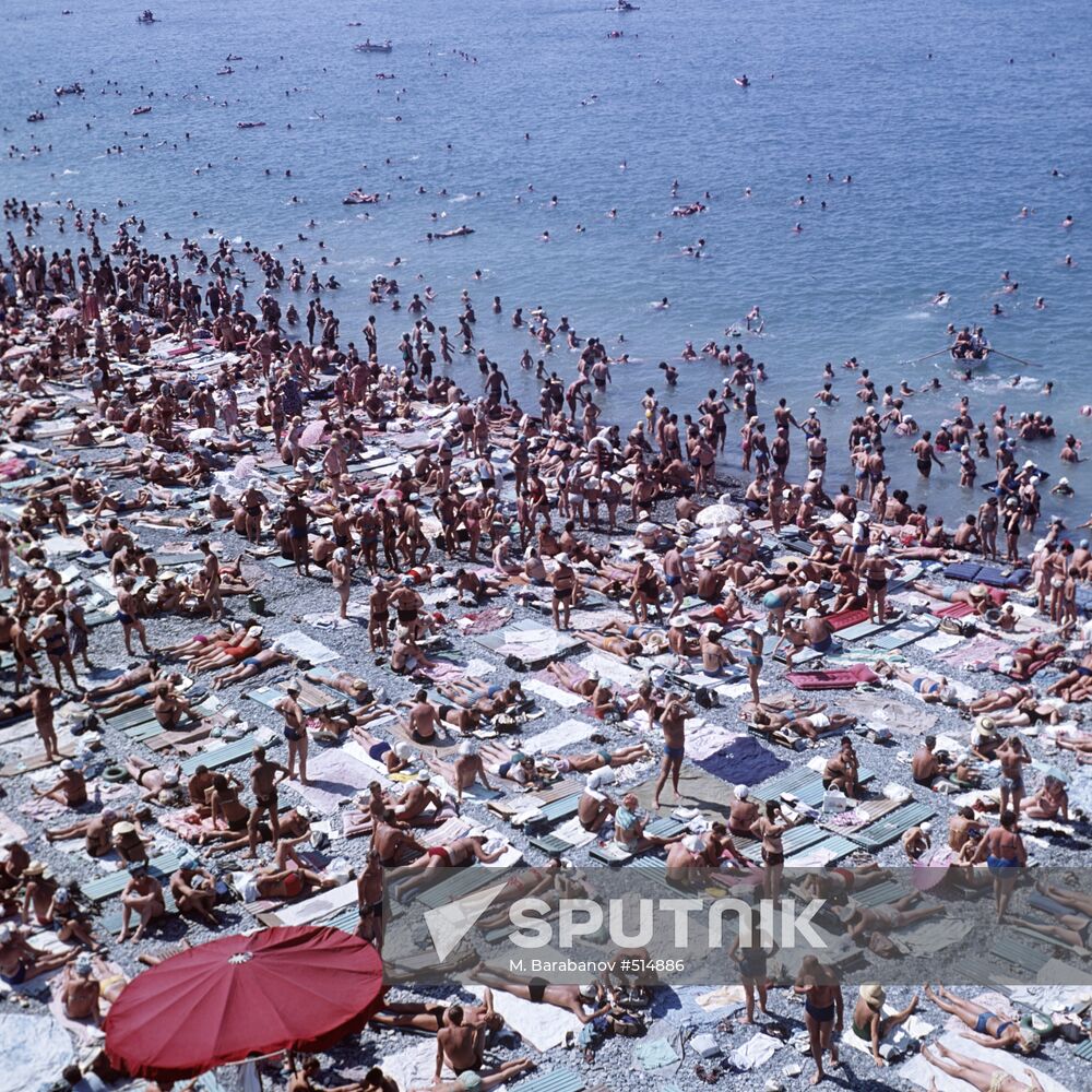 Beach in Sochi