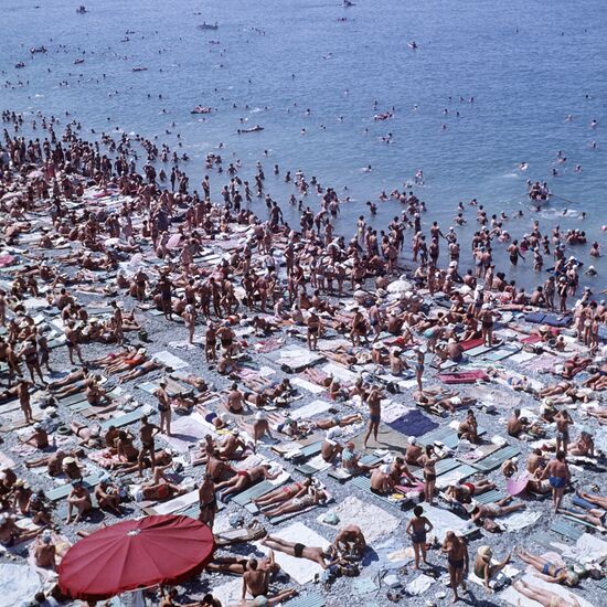 Beach in Sochi