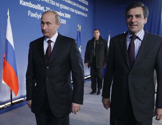 Prime Minister Vladimir Putin visits Paris