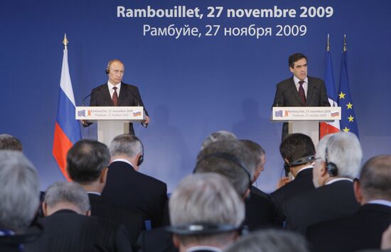 Prime Minister Vladimir Putin visits Paris