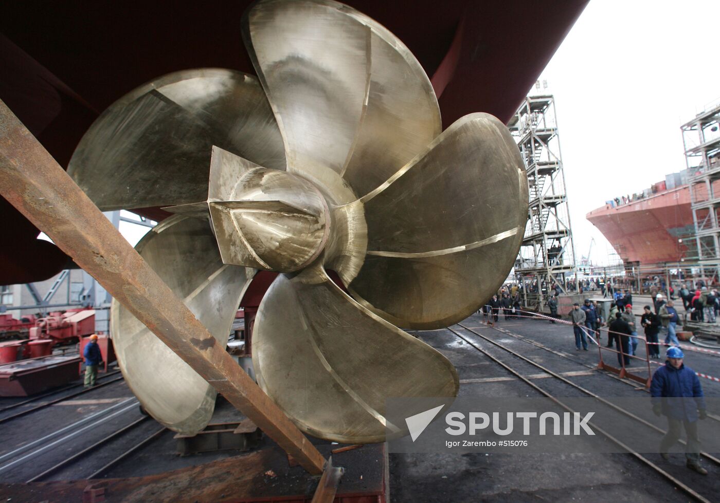 Propeller of frigate Teg (Saber)