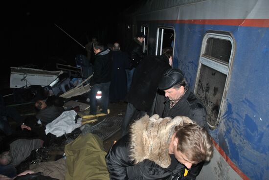 Nevsky Express train derailed in Tver Region
