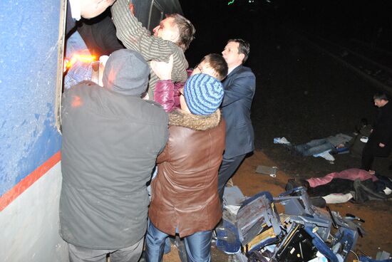 Nevsky Express train derailed in Tver Region
