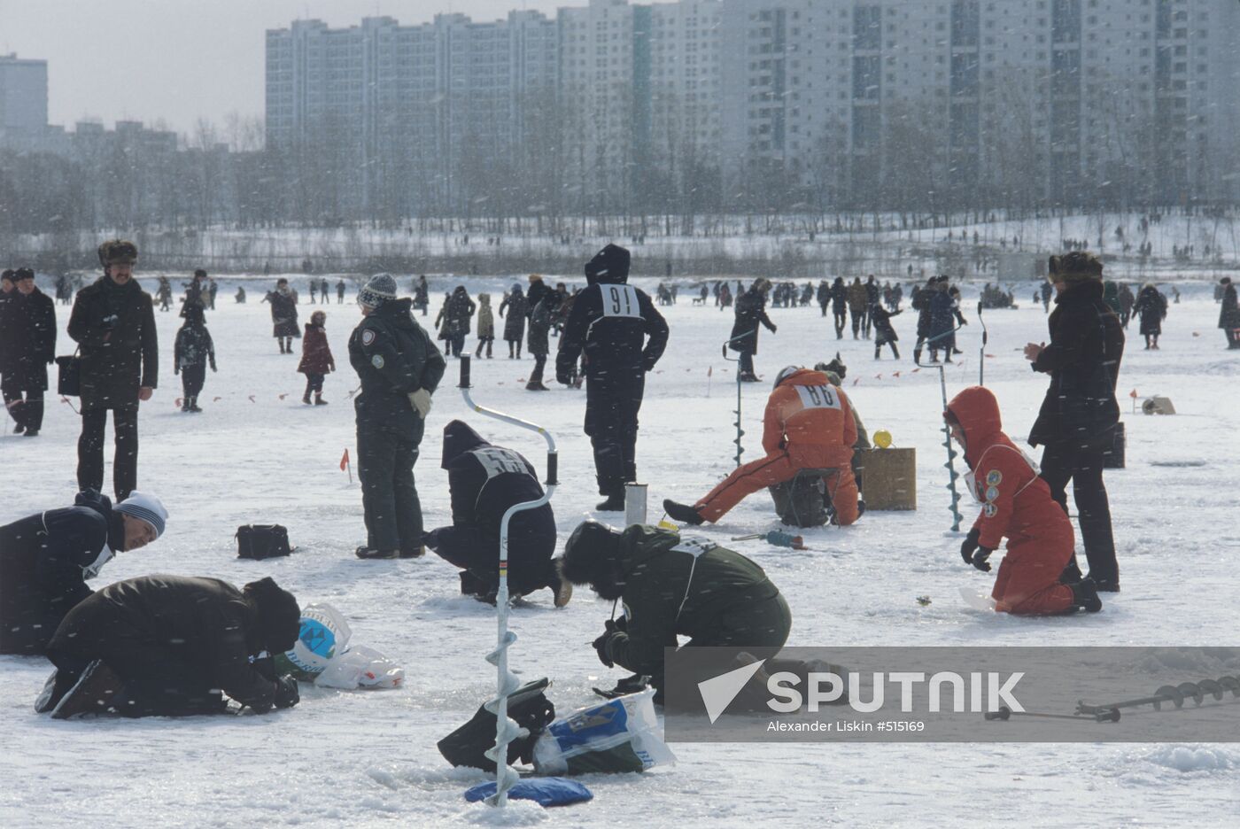 Ice fishing competitions