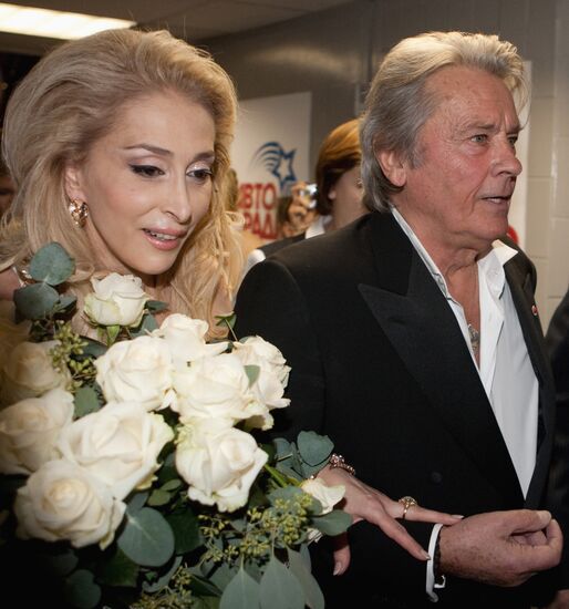 Alain Delon and Stella Gianni