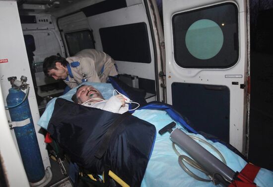 Man injured in Nevsky Express crash