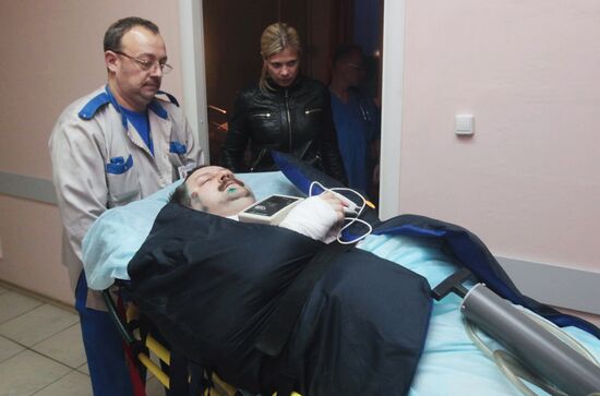 Man injured in Nevsky Express crash
