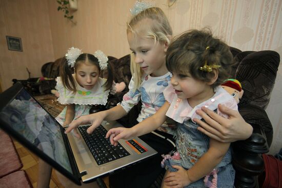 Eleonora Pavlovskaya's large family