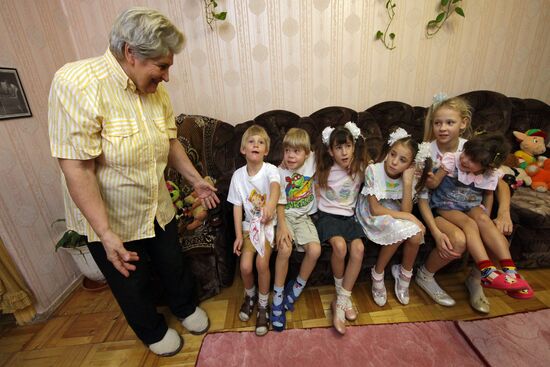 Eleonora Pavlovskaya's large family