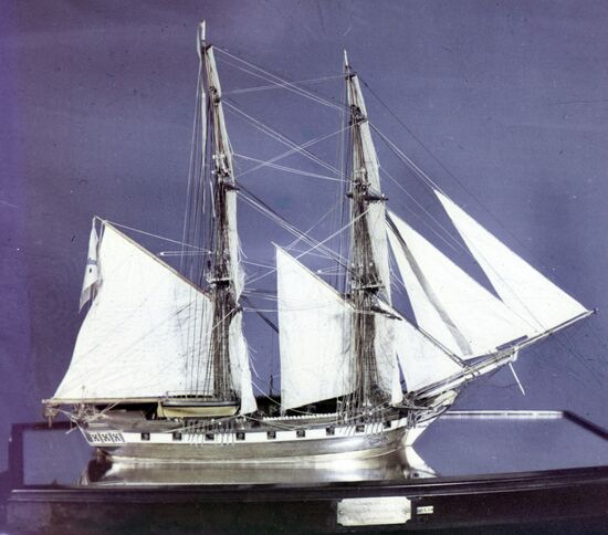 Model of Kazarsky 20-gun brig