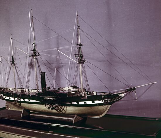 Model of Bogatyr 28-gun steam frigate