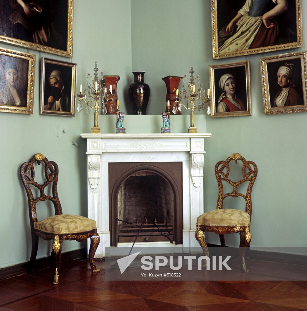 Fireplace at Rotari salon