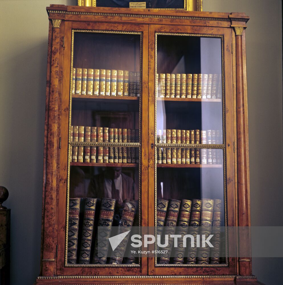 Book-case in the study of duke Nikolai Yusupov