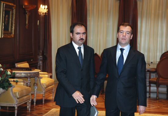 Dmitry Medvedev and Anton Drozdov