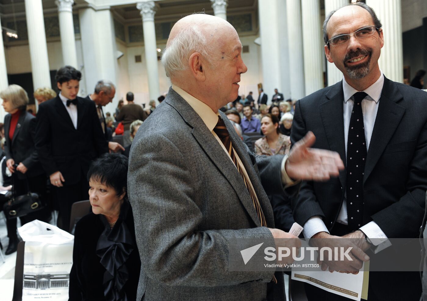 Stephen Deucar, Boris Messerer and Bella Akhmadulina