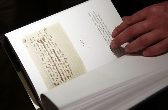 Presentation of Vladimir Nabokov's book "The Original of Laura"