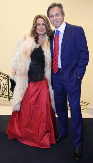Alexei Pushkov and his wife