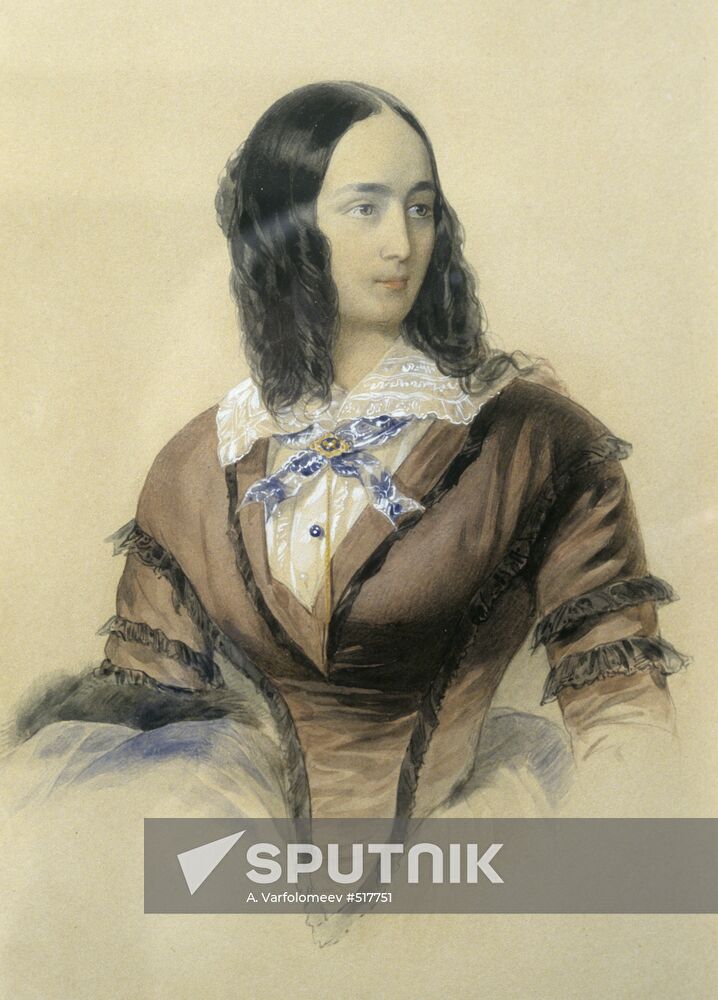 Portrait of Natalya Pushkina
