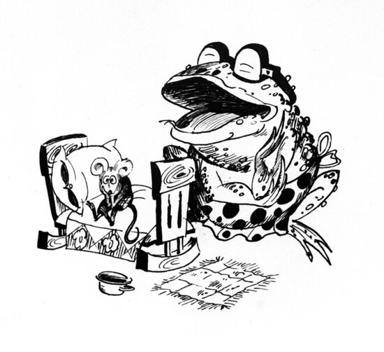 Illustration to S. Marshak’s "Tale of Foolish Mouse Pup"