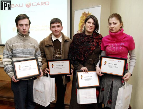 Presentation of Magti GSM awards in Georgia