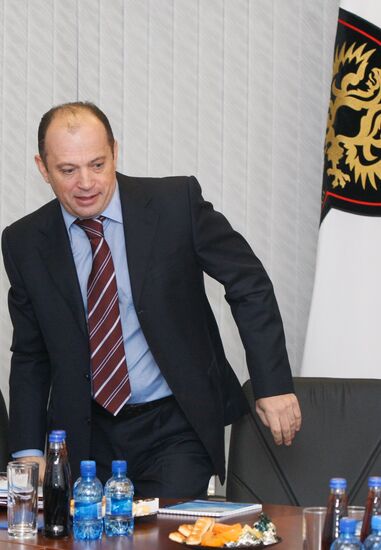 Russian Football Premier League President Sergei Pryadkin