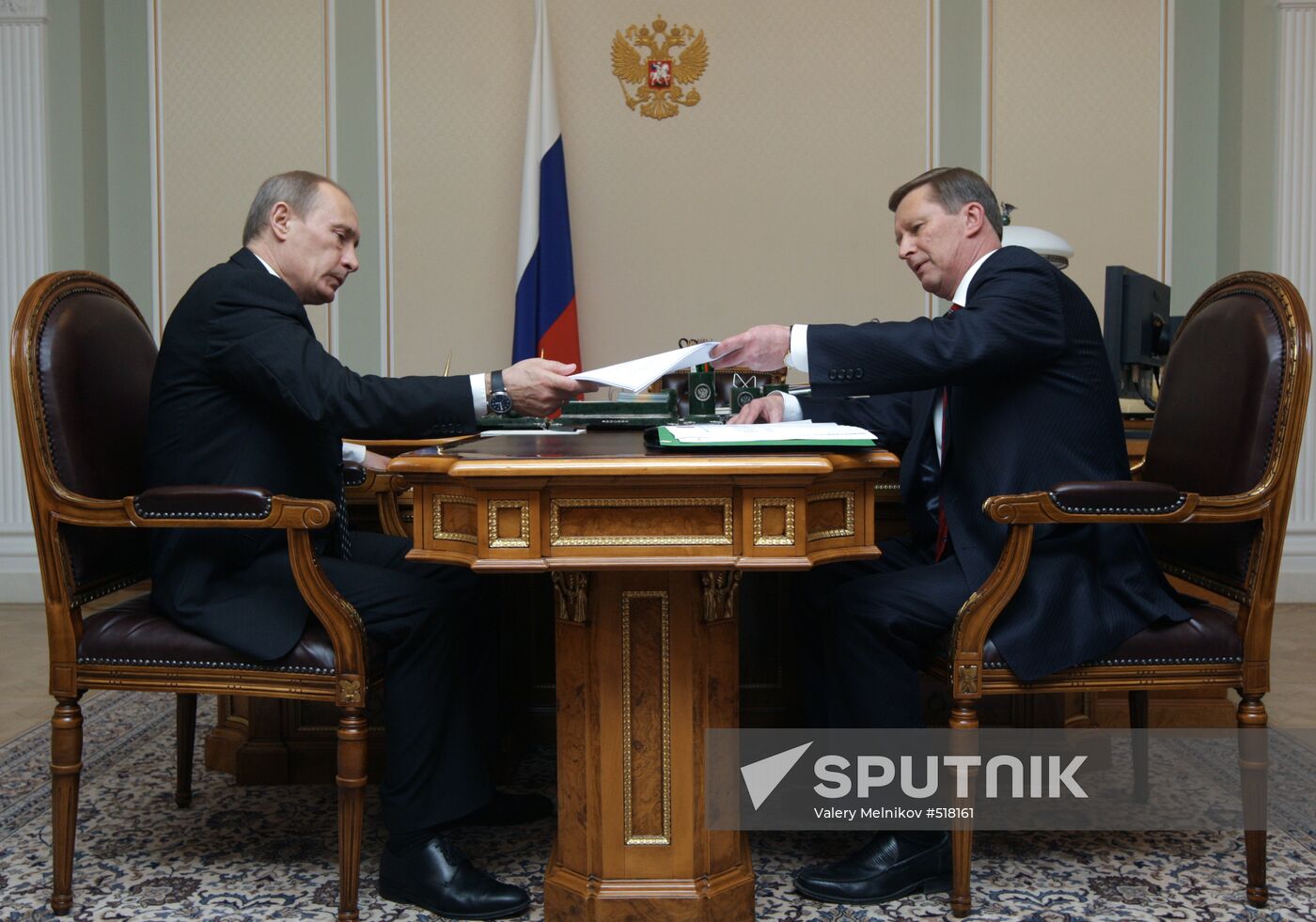 Vladimir Putin holds meeting with Sergei Ivanov