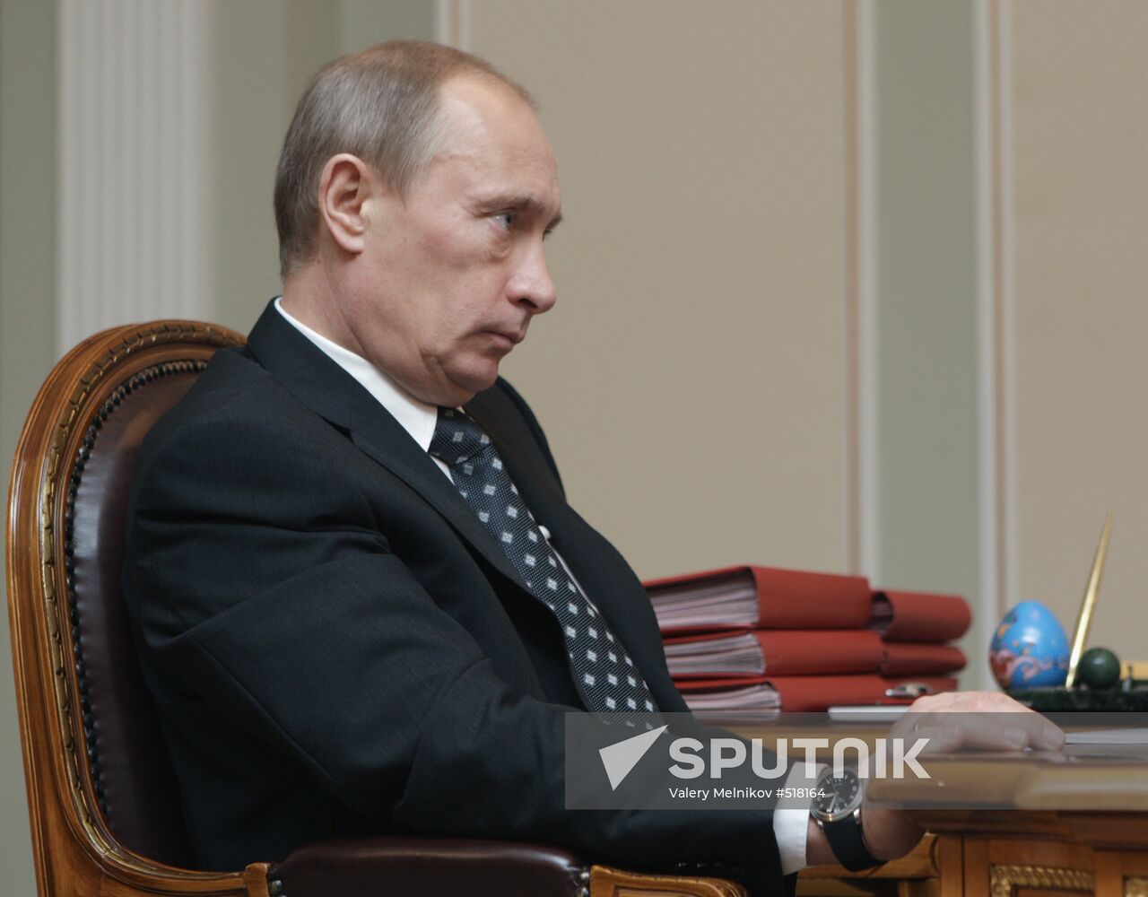 Vladimir Putin holds meeting with Sergei Ivanov