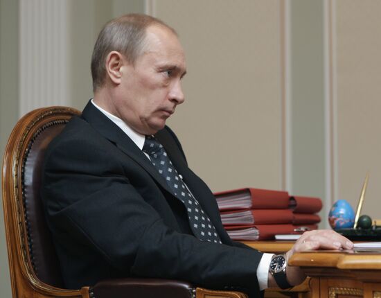 Vladimir Putin holds meeting with Sergei Ivanov