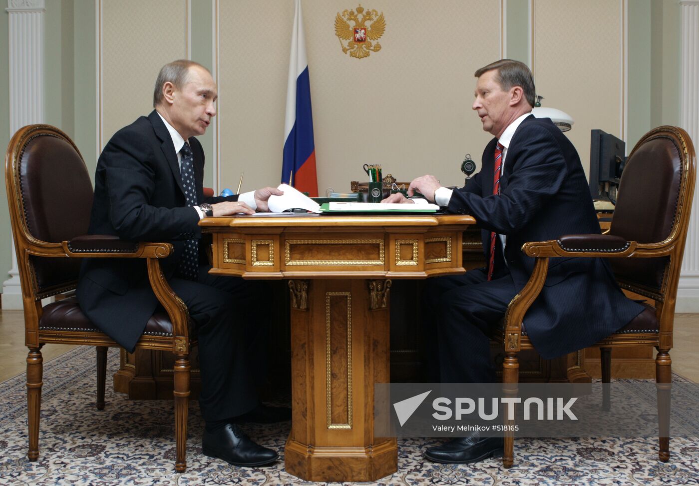 Vladimir Putin holds meeting with Sergei Ivanov