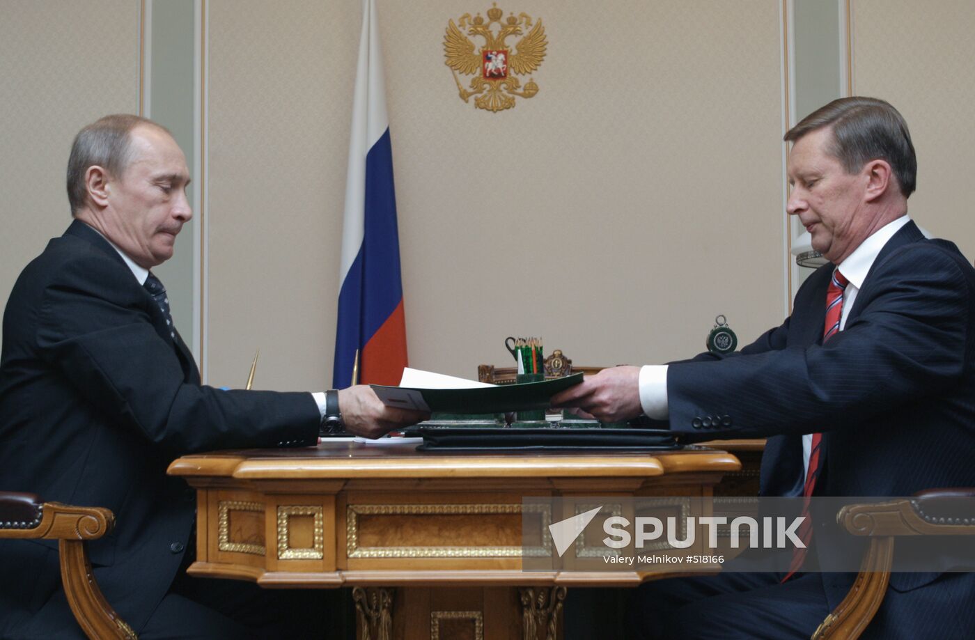 Vladimir Putin holds meeting with Sergei Ivanov
