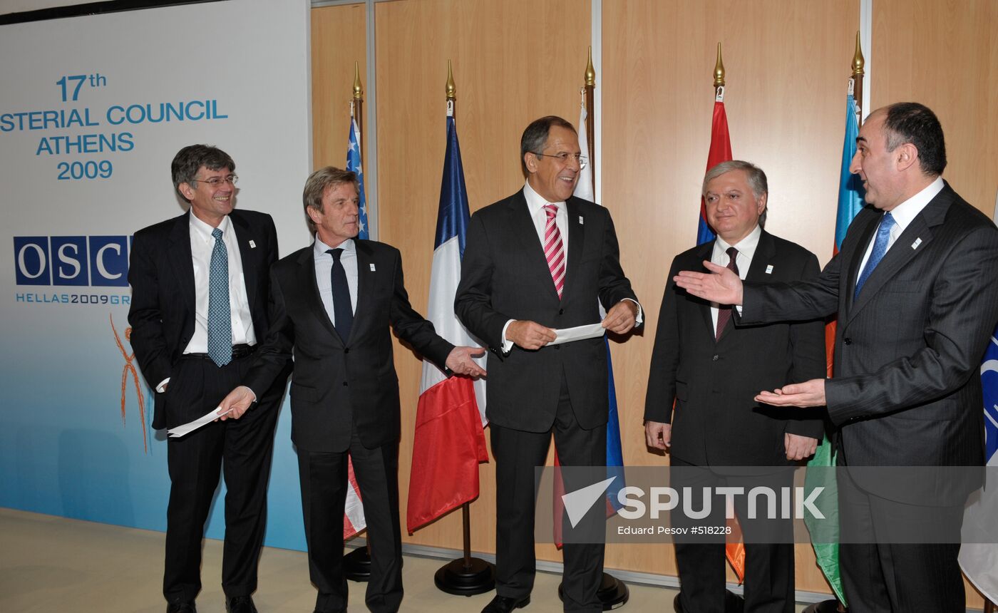 Meeting of OSCE Minsk Group, Armenian, Azeri foreign ministers