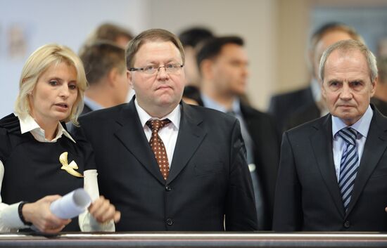 Svetlana Mironyuk, Anton Ivanov and Valery Zorkin